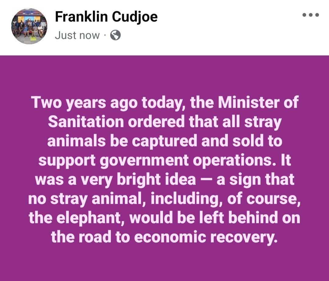 Franklin CUDJOE tweet media