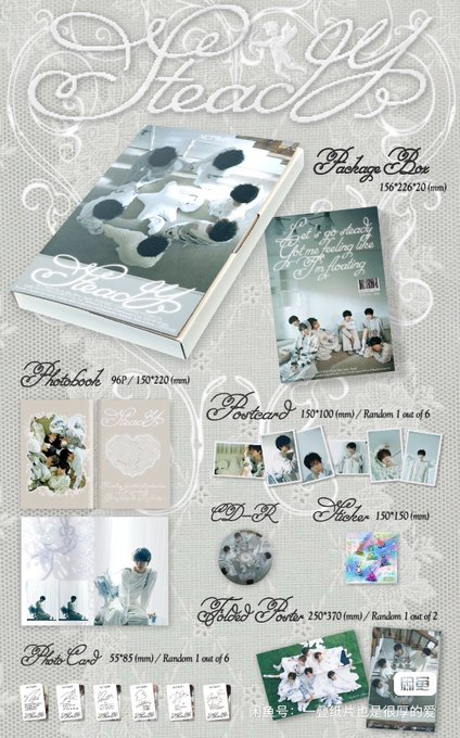 gobyyala's tweet photo. OPEN PO ALBUM NCT WISH STEADY PHOTOBOOK VER.

 𖥻 set (2 album)▸ 300k dp 200k

✅ est bersih ina
🚤 sea cargo
❌ adm &amp; pack https://t.co/T2jP6qRtbc