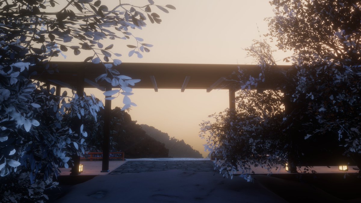 Min_VPhoto's tweet photo. World: 上籾の棚田 - Exhibition of Japanese Rice Terraces［Winter］
By. naramu_Pl

#VRChat 
#VRChat_world紹介 
#VRChatPhotography https://t.co/5tL5foJNf8