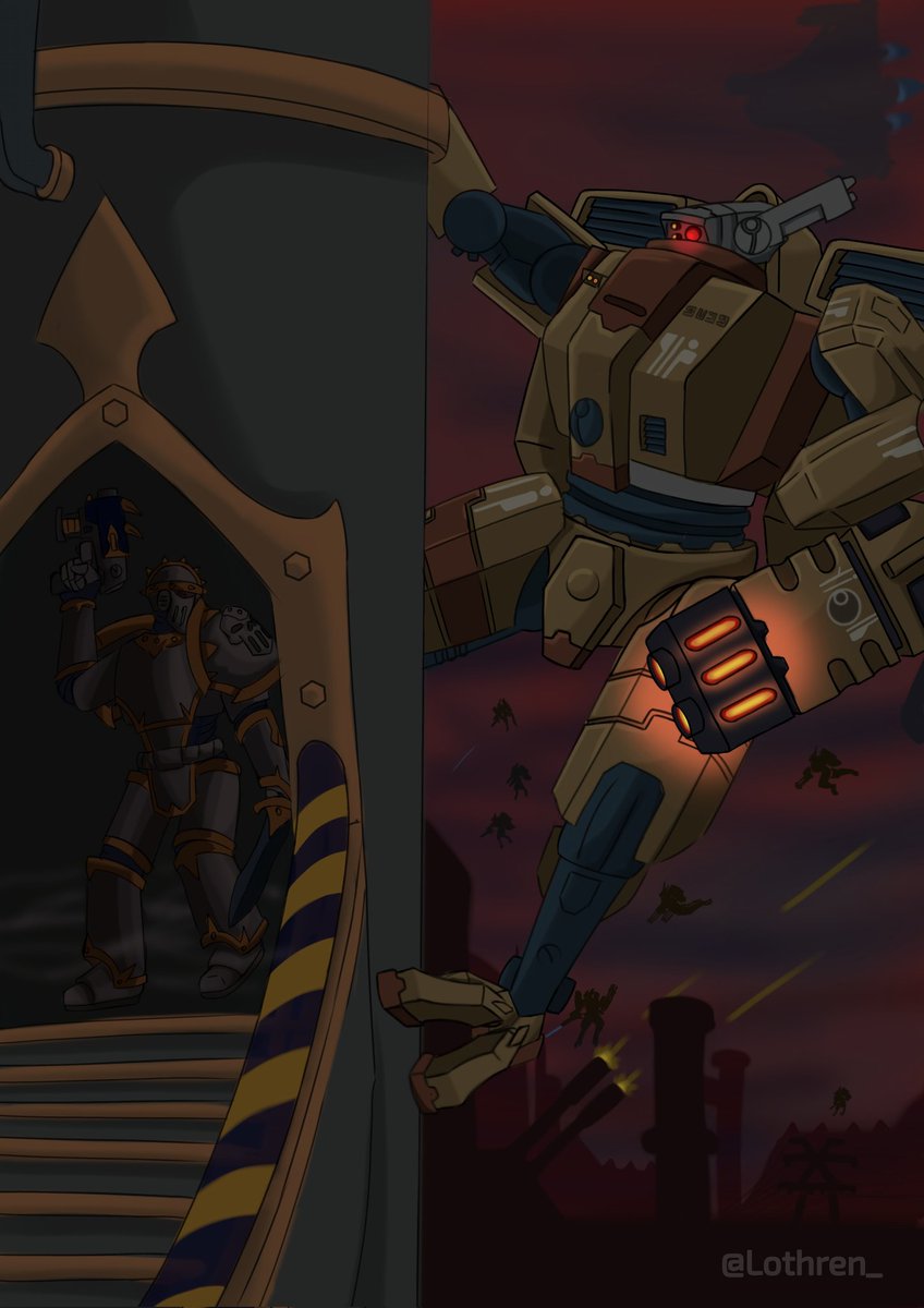 Lothren_'s tweet photo. Assault mont'ka 
Does iron resist the melta fusion? https://t.co/LEYu8FkKJp
