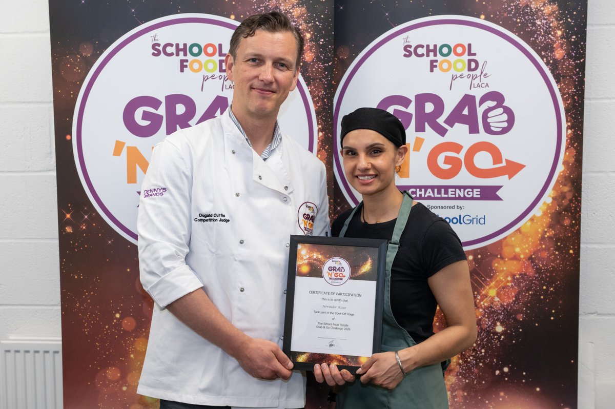 LACA_UK's tweet photo. Check out the Grab 'N' Go dish by Nerinder Kaur from Sodexo. 

Nerinder made  'Ninz's Twisted Tikka Noodles' !

#TheSchoolFoodPeople #SchoolGrid #GrabNGo https://t.co/P4QPPoGQrf