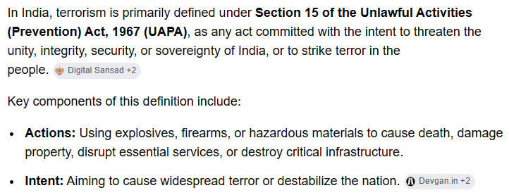 ReddySalina's tweet photo. [As per these #definitions why can't we term the #actions of #gaurakshak as #terrorism because they are using #spikes to cause #derailment of #trucks plying at high speeds on #Highways leading to #accidents while...]

@RahulGandhi 
@MamataOfficial 
@mkstalin 
@actorvijay https://t.co/aE4d3aYTUt