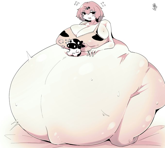 ミノちゃんのボテ腹 