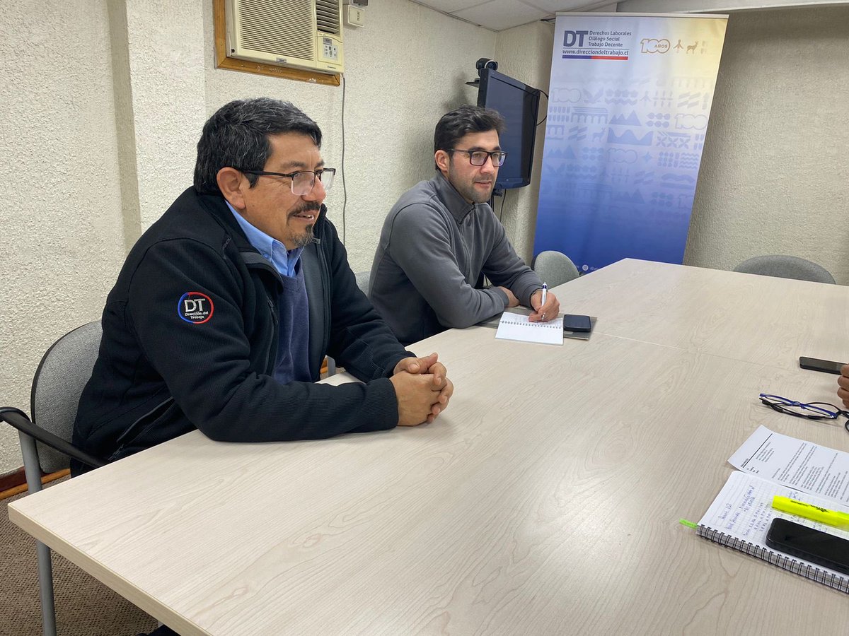 olnuble's tweet photo. 🤝 Reunión de coordinación 

Como equipo del Observatorio Laboral de Ñuble sostuvimos una reunión de trabajo junto a la Dirección del Trabajo con el objetivo de coordinar acciones colaborativas para los próximos talleres que se desarrollarán en la región. https://t.co/0B8R4KVjW2