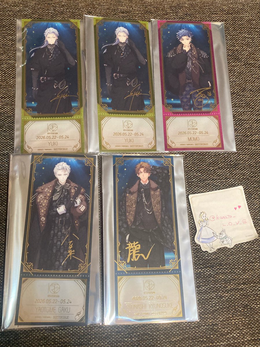kanato_L_O_V_E's tweet photo. 【交換】アイドリッシュセブン アイナナ EXPO 缶バッジ 缶バ クリアカード 特典 チケット風 

譲：画像参照
一織 大和 三月 環 壮五 ナギ 楽 龍之介 百 千 トウマ 虎於

求：缶バ クリアカード→天 陸 各6
    特典→天2 陸3

郵送希望📮
お気軽にお声掛けください🙇🏻‍♀️ https://t.co/eiqSM55fIZ
