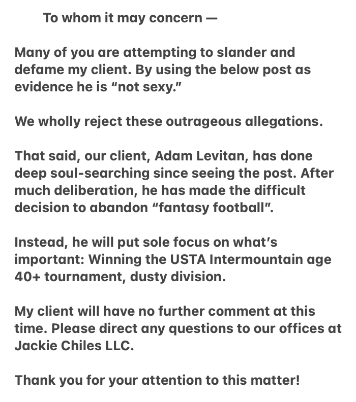 Adam Levitan tweet media