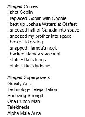 lush_siri's tweet photo. So came back from Hiatus yesterday, and now I have alligations...

Heres a list! (I'm sure there will be more soon) https://t.co/PtWGyo86pD