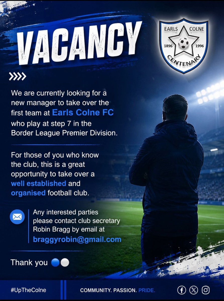 Earls Colne FC tweet media