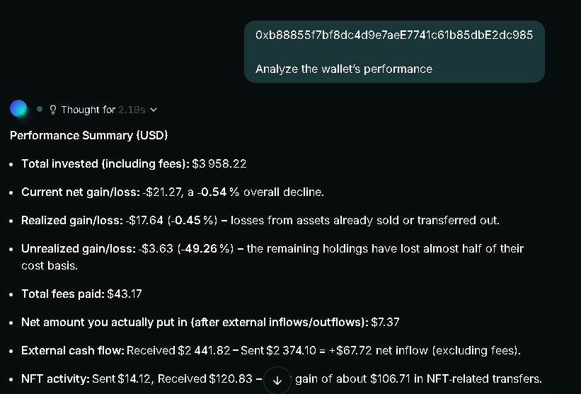 LookHemu's tweet photo. Guys, check this , one of the greatest features from @askjuneai 🔥

Thanks @SpeakStraight_  for this amazing update!

Wallet analysis has become super easy now 📷 https://t.co/FclT9iunUu