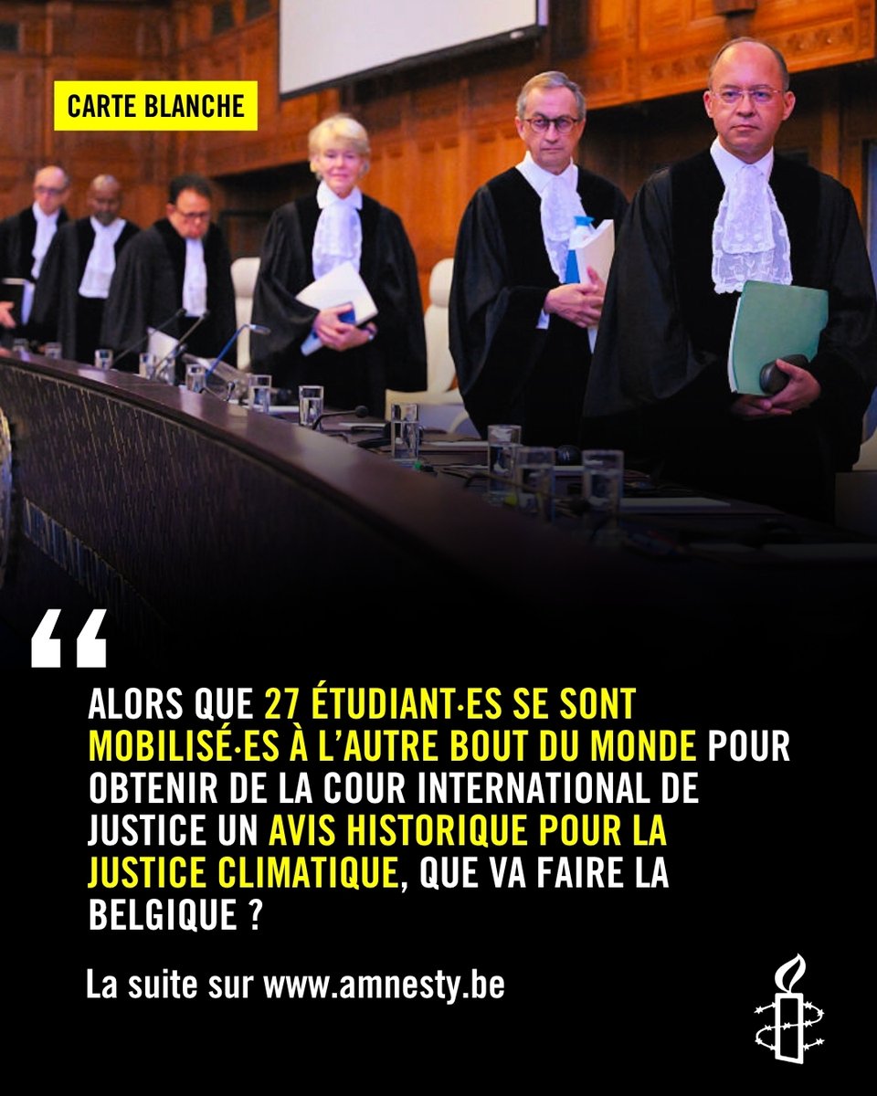 Amnesty Belgique FR ✊ tweet media