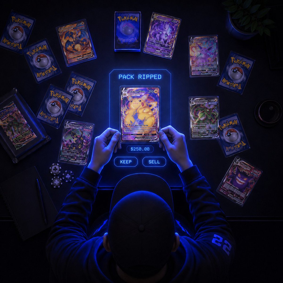 krombet_ig's tweet photo. let's talk about pack ripping, an iGaming trend in 2026

this industry has existed for decades – offices in Tokyo, LA, New York, thousands of niche experts, collectors, and graders worldwide

it's a massive, mature market

but only now it's moving to digital platforms at scale, and becoming a real product category at the intersection of crypto & collectibles & iGaming

so you open Pokémon or sports card packs online, in real time, and the card is either shipped to you or sold back instantly

same dopamine as a slot pull, but with real collectible assets behind it

two projects i’m watching closely:

@TiltRips — built by @senortilt of @MonkeyTilt. Pokémon packs from $25 to $3,000, marketplace with 0% trading fees (the best part). talked to Sam about where this goes – he's building a full collectibles ecosystem with price data, market analysis, social layer, and eventually trading, and prediction markets on top

@blezsportscards — built by @harrington25, sports cards focused, every pack hand-curated by their Card Architects (actual collectors and market experts). rip online, ship the card home, or sell it back instantly through the platform. have сollaborations with @PokerGO (they actively promote them), which says something about the audience crossover between poker & collectibles

the niche is wide open

and once crypto-iGaming users fully discover collectibles, more projects will come fast

whoever gets this right first can own the niche.