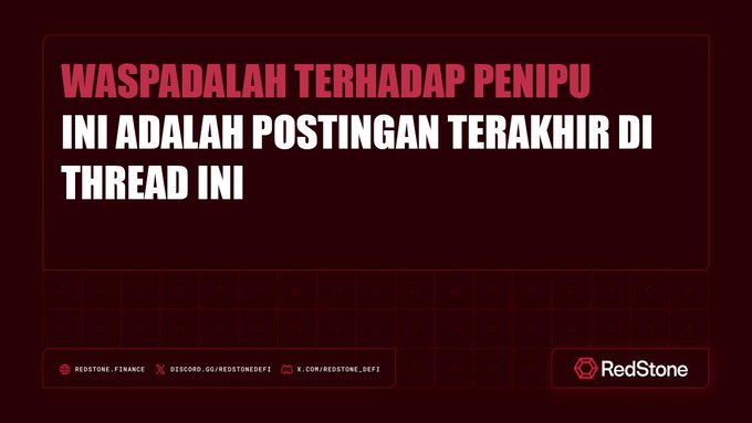 RedStone Indonesia ♦️ tweet media