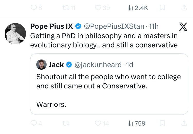 reiley_sr's tweet photo. Not the accolade you think it is! All conservatism is cut from the same dirty, filthy cloth. The same cloth as Trump’s philosophy.

Not sure you should be proud of that. https://t.co/LNwCc4Z62j