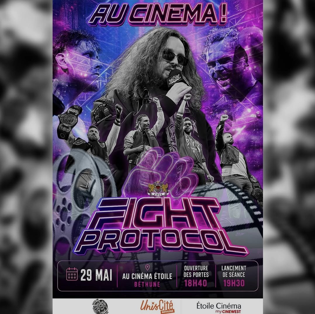 Sturry's tweet photo. Le dernier show de la @CACC59500 sera diffusé en avant première le 29 mai au cinéma Étoile de Béthune.

Vu l'affiche, je crois que je suis au casting. 😎🚨 https://t.co/qneQzclRNh