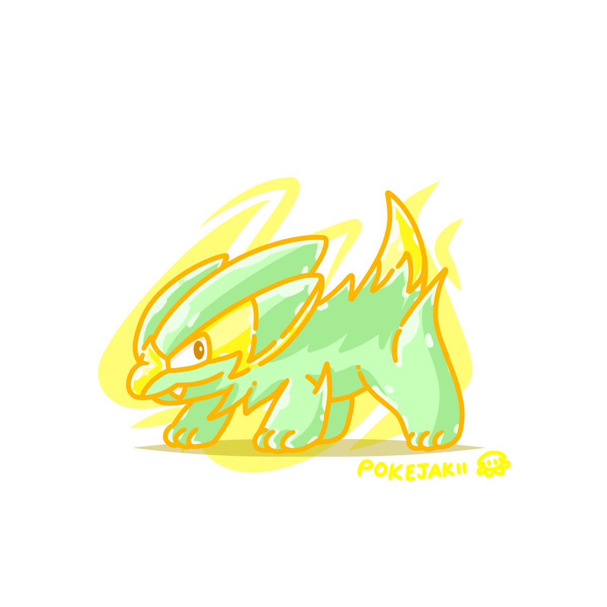 JakiTako's tweet photo. Pokemon Gen 3! Electrike! Manectric! #pokemon #pokemonfanart #pokemongen3 #takojaki #pokejaki https://t.co/vUuradeUm3