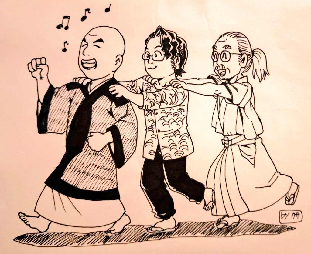 なーんか調子出ないと思ったらアレだな、絵を描いてないからだなと人間椅子ラクガキ!
#人間椅子
#ningenisu
#らくがき 