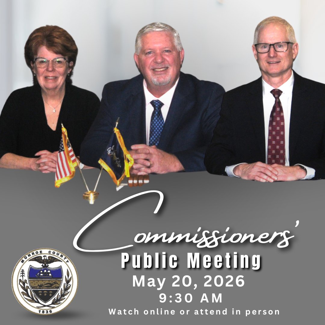 MonroeCountyPA's tweet photo. The agenda for tomorrow's Commissioners Public meeting is now available to view! Click the link below! 
https://t.co/IYNIMTzRZF
To watch the meeting live on Teams, click https://t.co/6pZqBQtKv4 https://t.co/tGGNvS577G