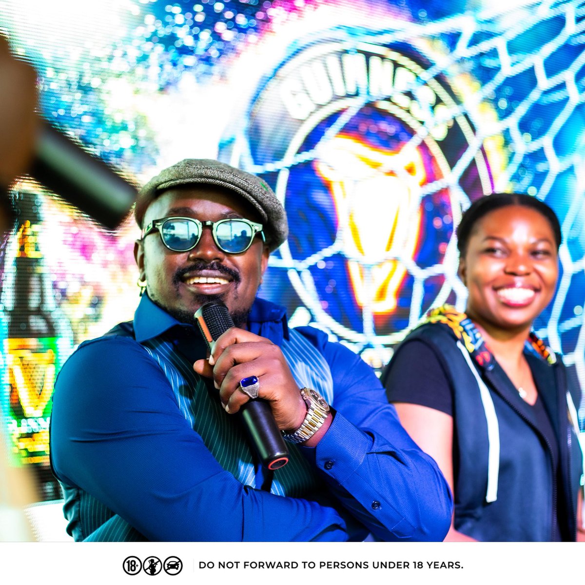 MBU's tweet photo. Staunch Arsenal supporter @YkeeBenda made an appearance at the Guinness Matchday 2025/26 Season Finale Press Conference ahead of the season’s highly anticipated finale.

#GuinnessMatchDay #GuinnessUg https://t.co/nIhKbJ2NJA
