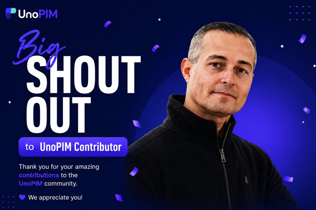 uno_pim's tweet photo. 👏 Shoutout to our amazing contributor @helgvor_stoll  Stoll for the valuable contributions to UnoPIM 🚀

Your dedication and support help make the UnoPIM stronger 💙🙌

Check it out - https://t.co/1N3fIBO4FG

#UnoPIM #OpenSource #GitHub #Laravel #PIM https://t.co/4dKJ9DaIwJ