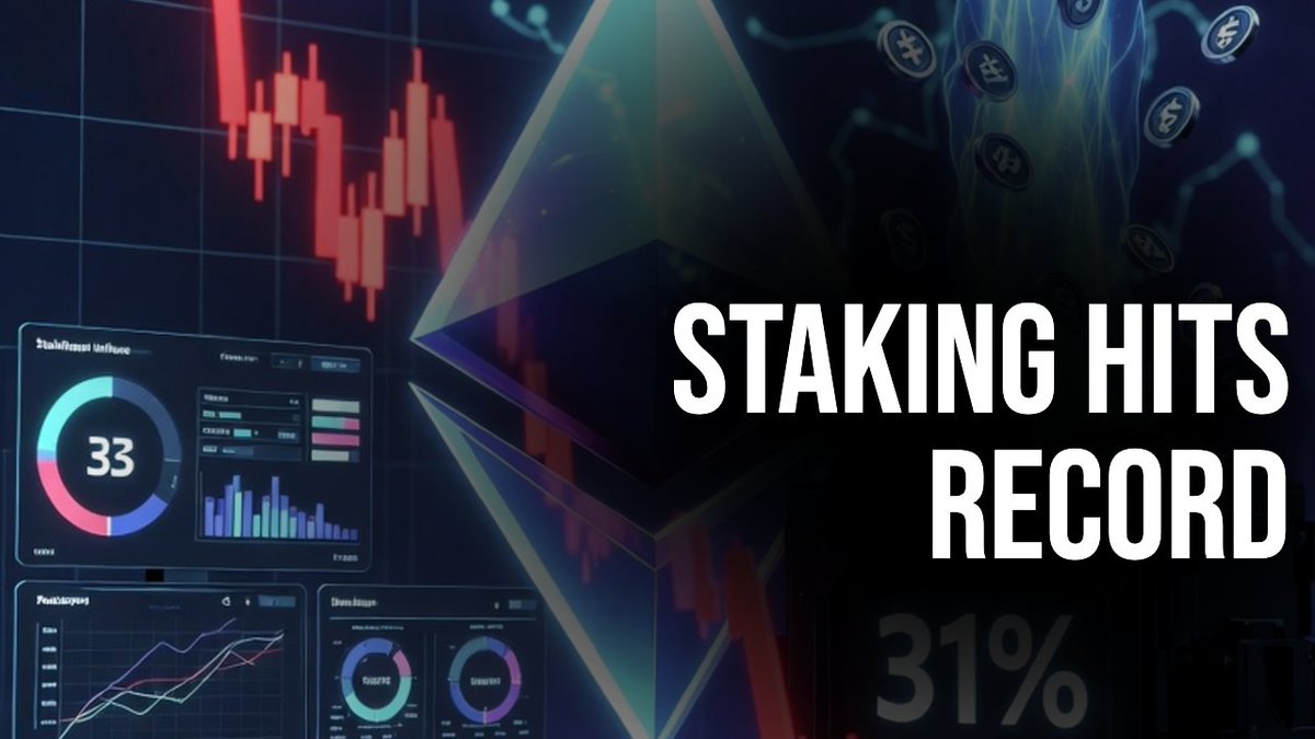 BitInsider_io's tweet photo. 🚨 ETH CRASHES 26%... BUT INVESTORS AREN'T LEAVING!

Ethereum staking just surged to 31% of supply, showing strong long-term conviction despite price weakness

Smart money may be playing a bigger game

Follow for more updates!

#Ethereum #ETH #Crypto #bitinsider https://t.co/UNFVspAmBJ