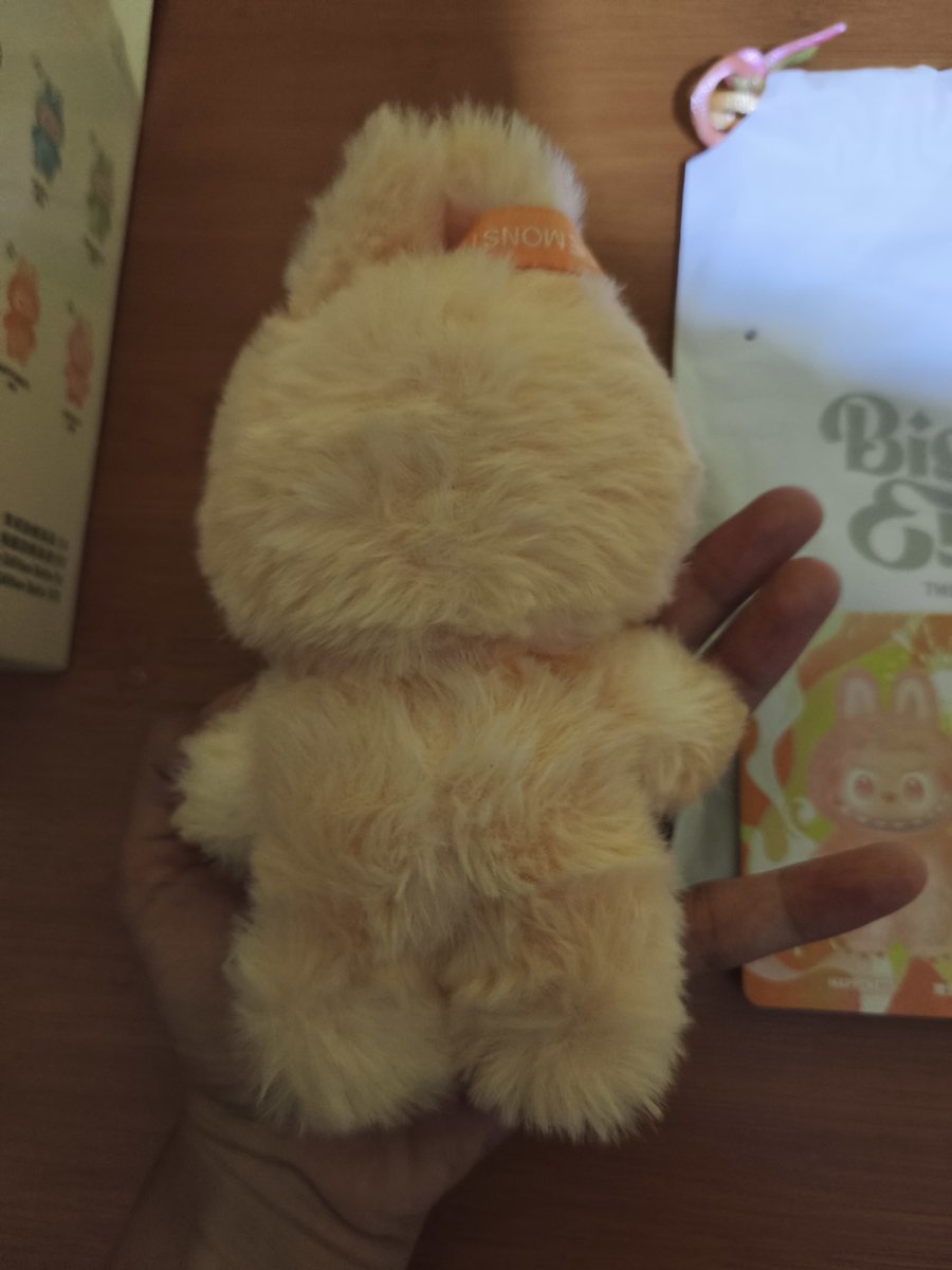 intakhwng's tweet photo. wts want to sell labubu happiness v3
📍 Jogja
💵 220k nego 
🍊 bisa co oren free ong
💌 fresh pull, gapernah dipake sama sekali, mulus, masihh ada box &amp; lengkap

🏷️ wts labubu v1 v2 v3 version 3 ready ina https://t.co/464n6QMZ5V