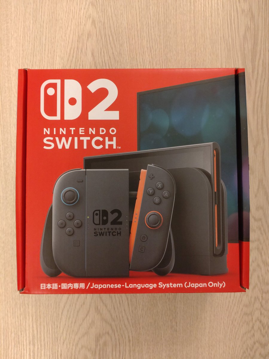 TsuruChan_BOOK's tweet photo. ���上がり前に、ニンテンドースイッチ2をゲット✨️

仕事帰りに立ち寄ったヨドバシカメラで、奇跡的に購入できました♪

#任天堂 
#スイッチ2 https://t.co/N4a9SHYPlH