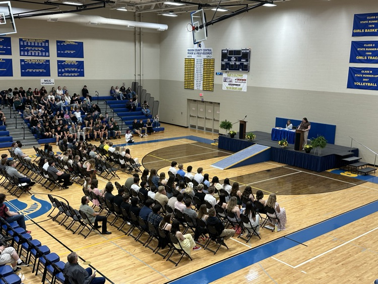 MCCSpartans1's tweet photo. We are firing up graduation week with our annual student council awards to give away scholarships and awards to our seniors and underclassmen.  This week belongs to the class of 2026!
💙 💛 https://t.co/9wwmjSs4xs
