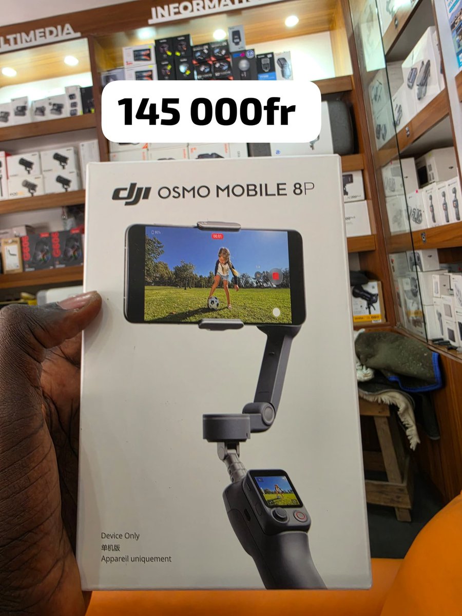 Fabintou50's tweet photo. 80 000fr Mobile 7
100 000fr Mobile 7P
130 000fr Mobile 8
145 000fr Mobile 8P 
#osmo #mobile #dji #stabilisateur #téléphone 771277737 @pepecallerefan @Bel_Textile @LimamoulayeNdo1 @don_vi_corleon https://t.co/dHBCOA9vh4