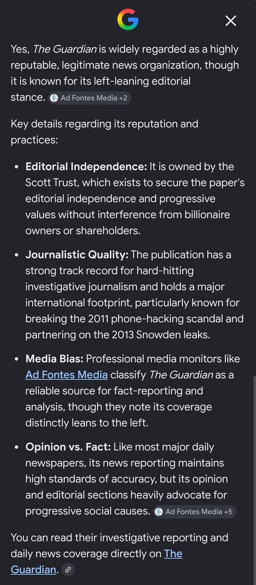 f_j's tweet photo. @abulebube123 @justincbzz The same thing you should do with every news source, fact check them based on other sources as well as overall journalistic integrity. https://t.co/kS4rxGFPya