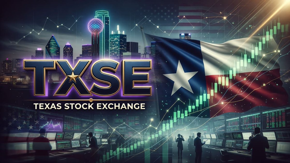 DisruptionBank's tweet photo. Jane Street and HRT executives have joined the Texas Stock Exchange board, as TXSE named Jaime Gow Chief Financial Officer.
https://t.co/hAU6lfr9Q5
#TexasStockExchange #JaneStreet #HRT #TXSE https://t.co/fKs9teE4mU