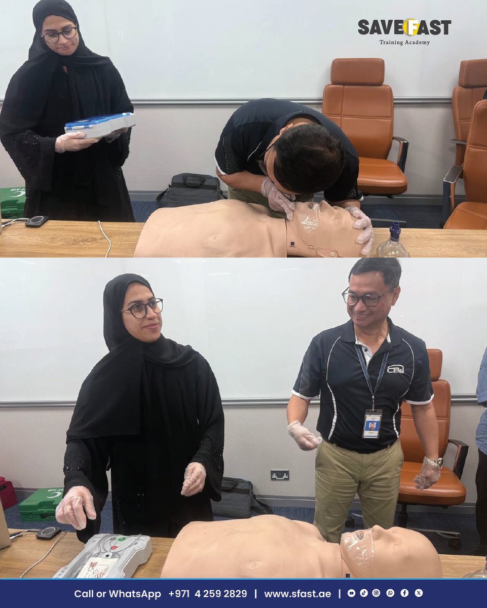save_fast's tweet photo. Build confidence in emergency response with MEDIC First Aid Training at SaveFast Training Academy.

Hands-on training led by Dr. Samir M. Smisim.
Approved by HSI.

+971 4 259 2829
https://t.co/CNGTup1725

#FirstAidTraining #MEDICTraining #SaveFastTraining https://t.co/L3erqSOfqG