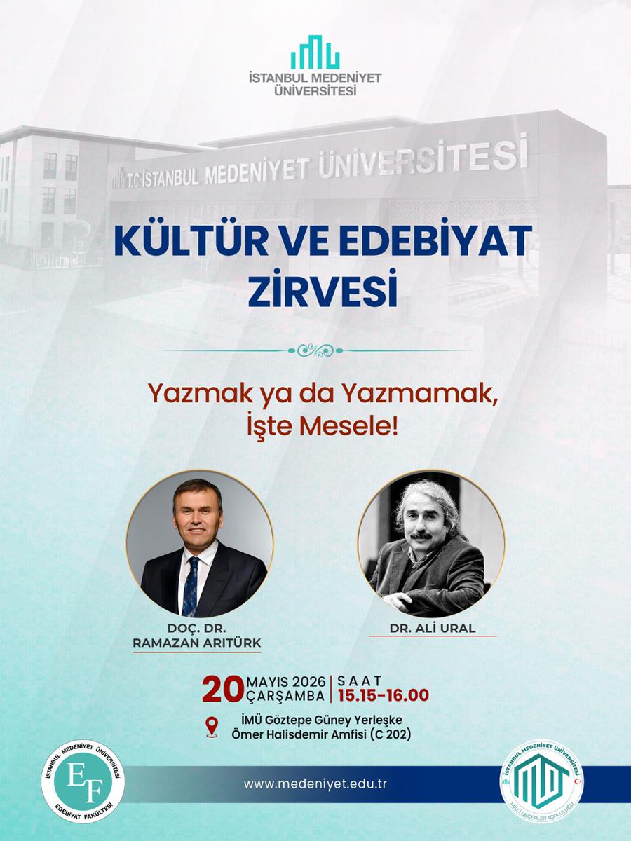 İMÜ Edebiyat Fakültesi/Faculty of Letters tweet media