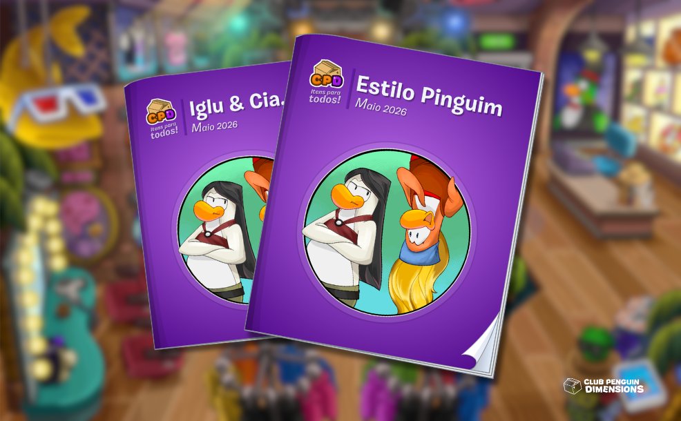 DimensaoPinguim's tweet photo. 🏕️  ACAMPAMENTOS, AVENTURAS E MUITA HISTÓRIA NA FOGUEIRA!

Os novos catálogos de Estilo Pinguim e Iglu &amp; Cia. chegaram com atualizações para a próxima festa da ilha - o Acampamento Pufflewaka.

Pinguine até a Loja Pinguim ou dê um iglu para conferir as novidades! 🎉 https://t.co/iELEfVPyg6