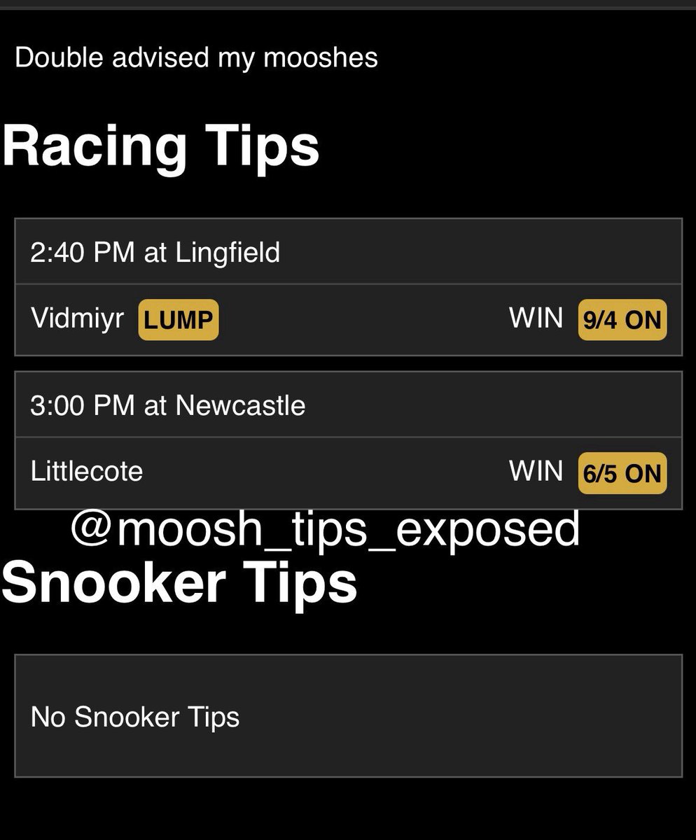 Dont join Moosh Tips tweet media