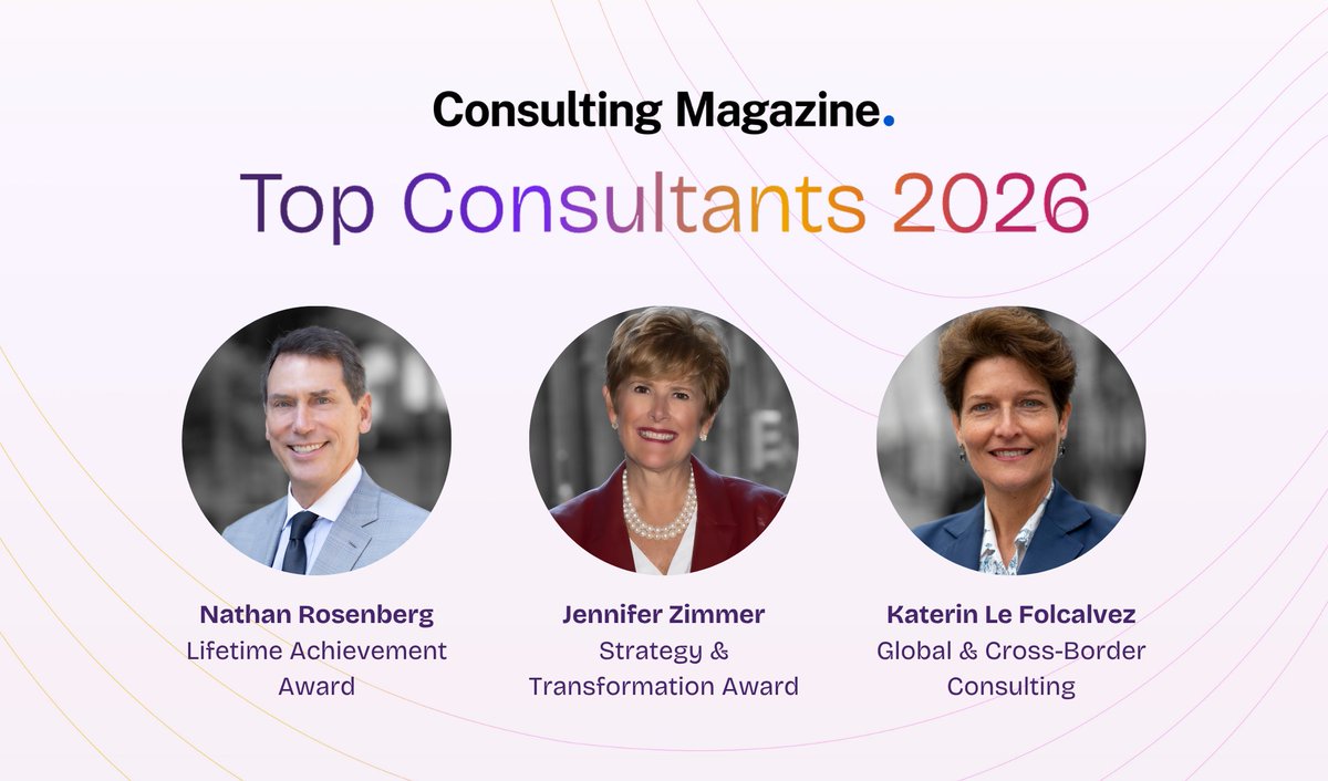 Insigniam's tweet photo. Consulting Magazine has named three Elixirr partners among its 2026 Top Consultants, recognizing their impact on the consulting profession, their clients, and the enterprise results their work delivers.

Read more: https://t.co/V9rlWV8ubb https://t.co/cBkx1yRTqS