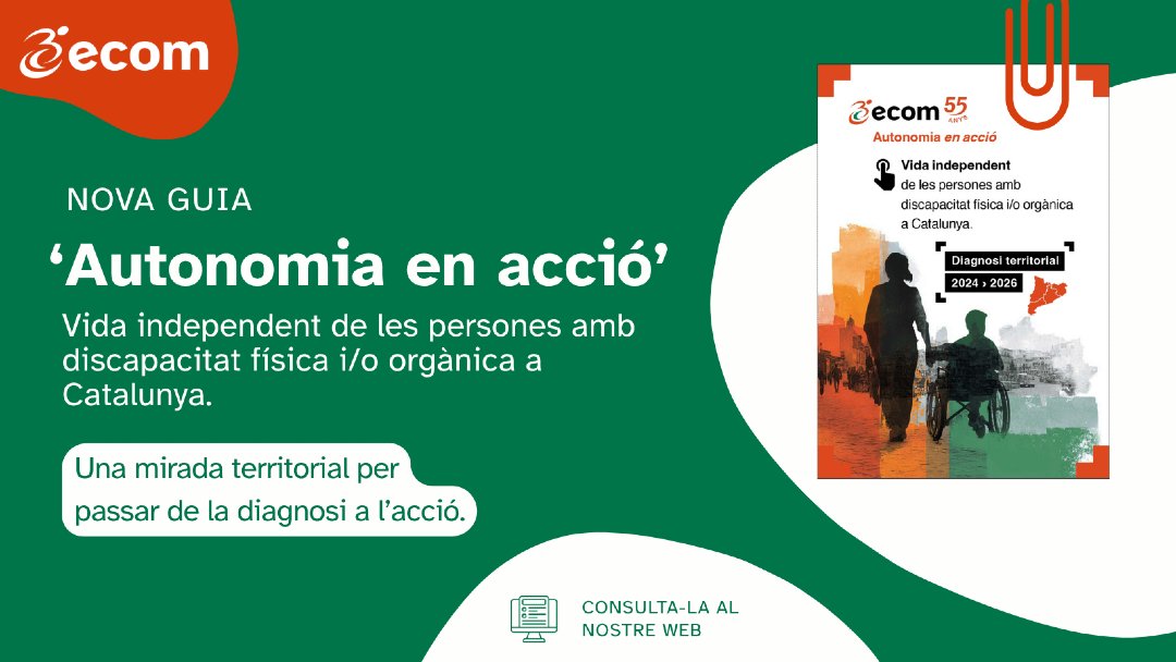 ECOM-discapacitat física i orgànica tweet media
