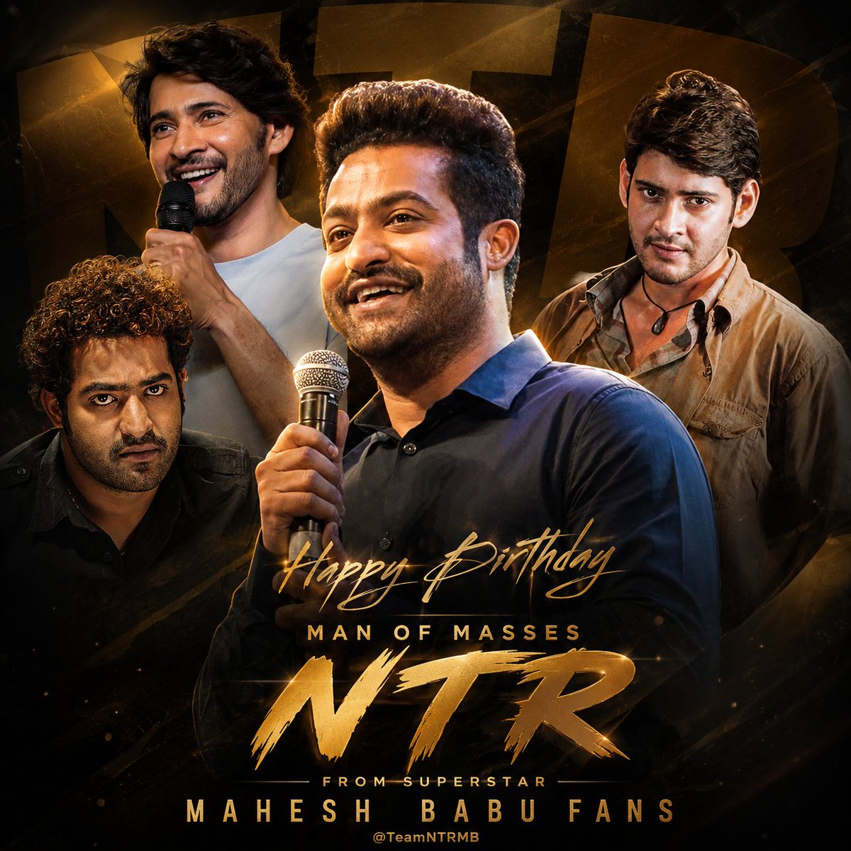 TEAMNTRMB's tweet photo. Here's CDP from our side
Happy Birthday to the MAN OF MASSES @tarak9999 Anna ❤️🔥
From SUPERSTAR @urstrulyMahesh fans❤️💥
Your hard work, humility, and unstoppable energy continue to inspire millions of fans across the globe.

PC- @NTRDhoniFOREVER
#HappyBirthdayNTR #NTRNeel https://t.co/YUxp2fmimi