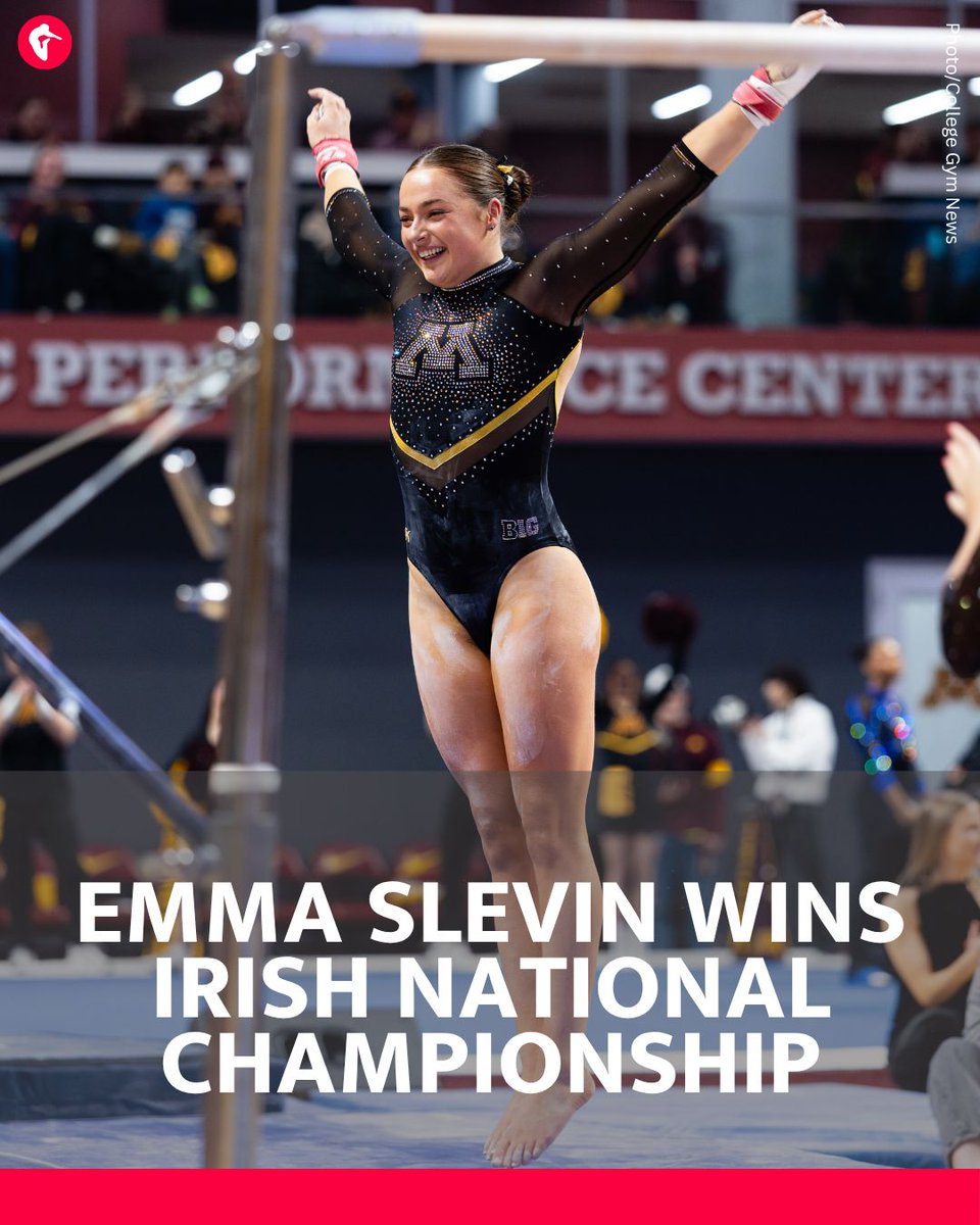 collegegymnews_'s tweet photo. Emma Slevin, rising senior at the University of Minnesota, won the Irish Championship all-around title with a 51.250. A member of Ireland’s national team for the past nine years, Slevin was a key contributor for the Gophers on vault and bars this past season. https://t.co/WrhFGHmb8U