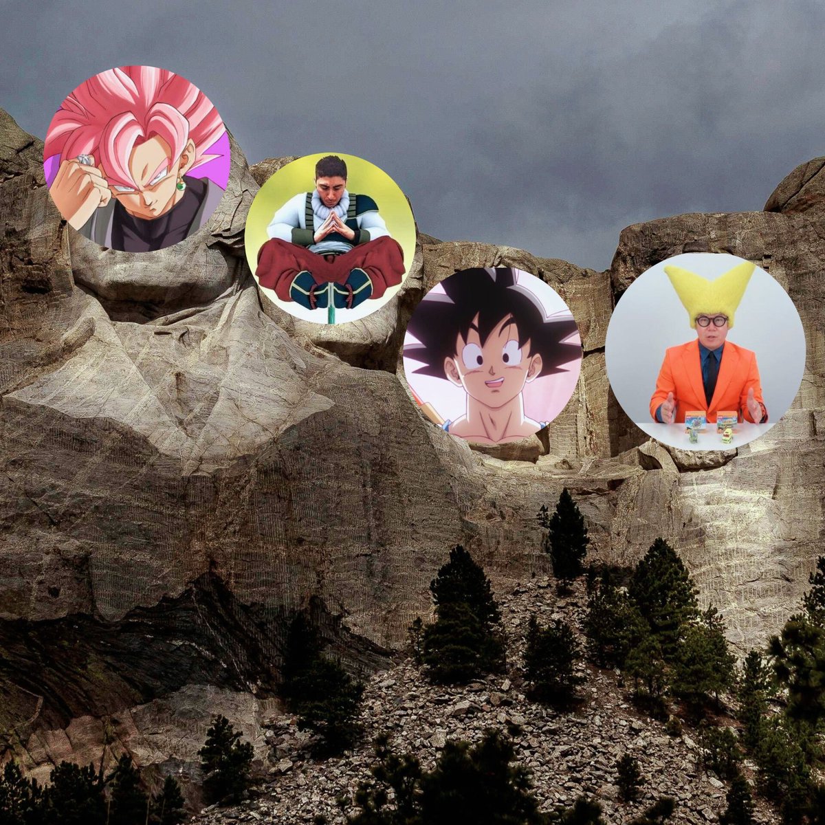 jackpeterson12_'s tweet photo. Here you go...

I made the MOUNT RUSHMORE of Dragon Ball Content Creators.....‼️‼️‼️ https://t.co/nDsmdhzUj8