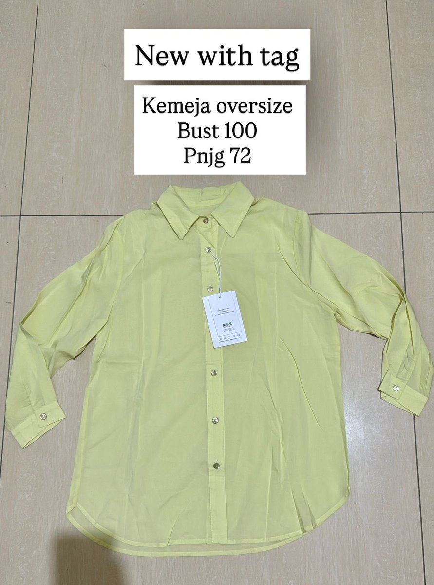 jjaeusooo's tweet photo. WTS Kemeja New

80K/each
bisa oren freeong https://t.co/w9ZkqikXfO
