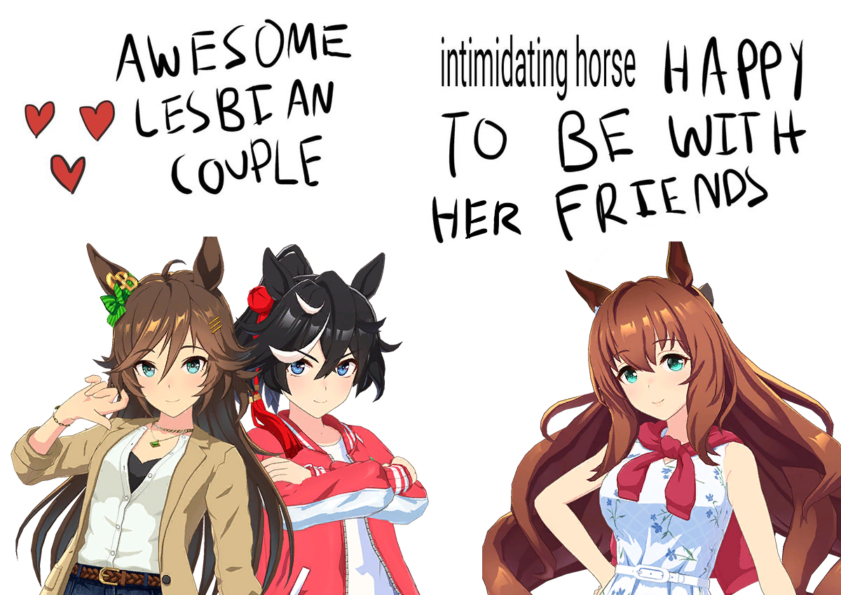 moondustkaye's tweet photo. Maruzensky’s birthday conversation on JP server this year with Katsuragi Ace and Mr. C. B. simply be like: https://t.co/uPErWWG0Vn