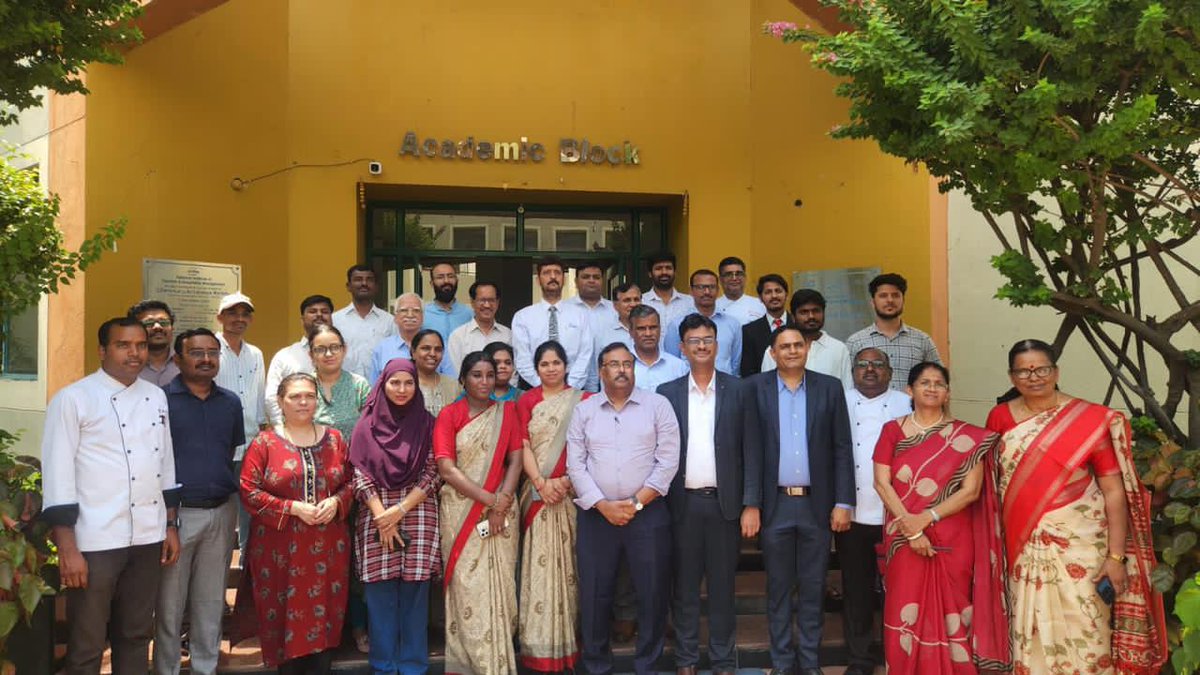 NITHMofficial's tweet photo. Praja Plana – Pragathi Pranalika 99 Days Action Plan – Tourism Week
A Faculty Development Programme (FDP) on the theme Trends in the Tourism and Hospitality Sector – Technology Competency Enhancement was successfully organized at the Academic Block, NITHM, on 19/5/2026 https://t.co/VdXDd5Cfol