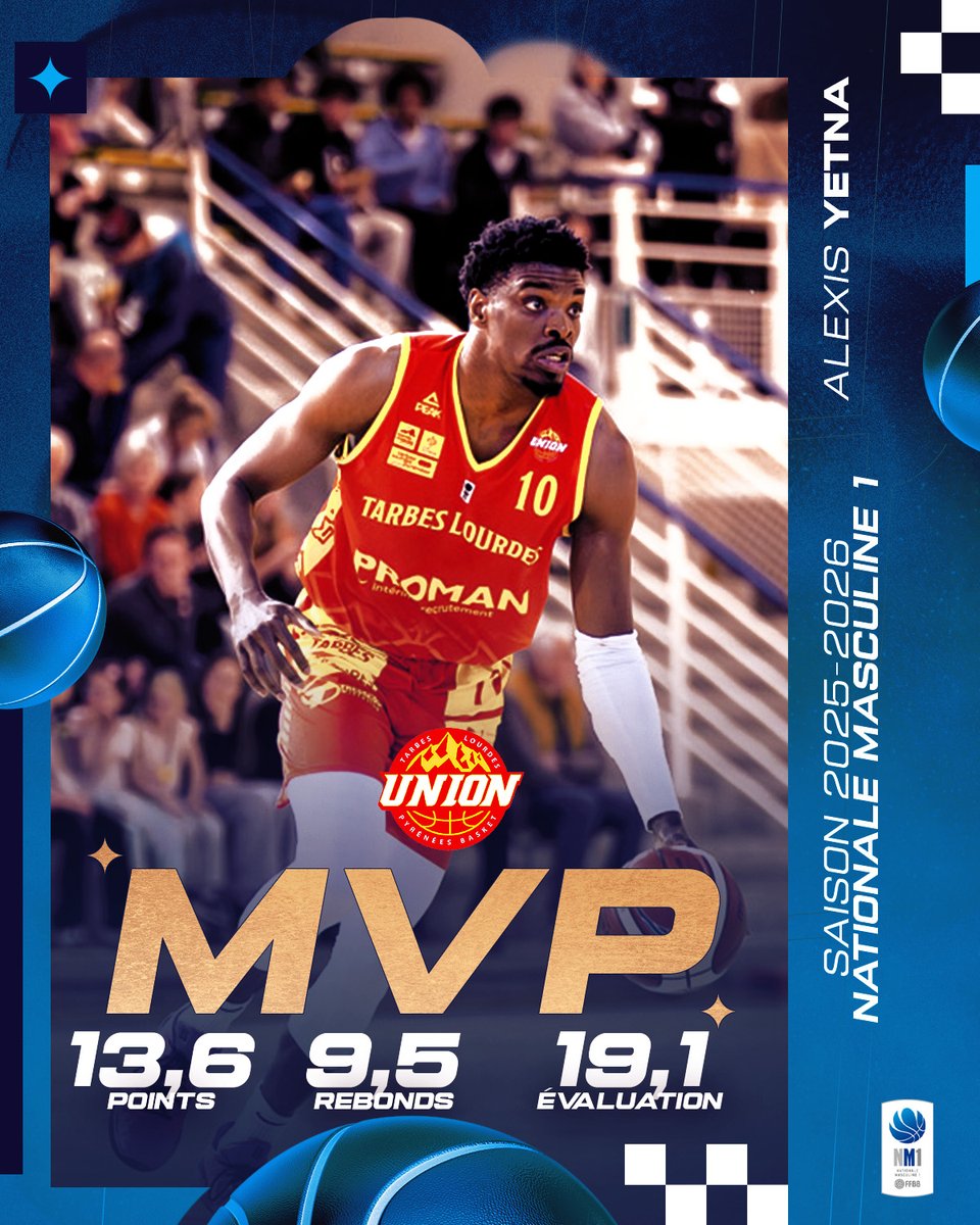 ffbasketball's tweet photo. 🏆 MVP : Alexia Yetna
#NM1 https://t.co/13F6AoNbJ7