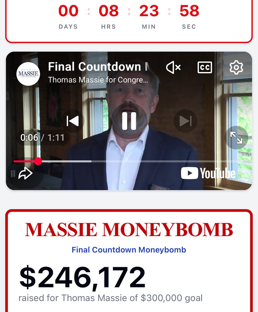 Thomas Massie for Congress tweet media