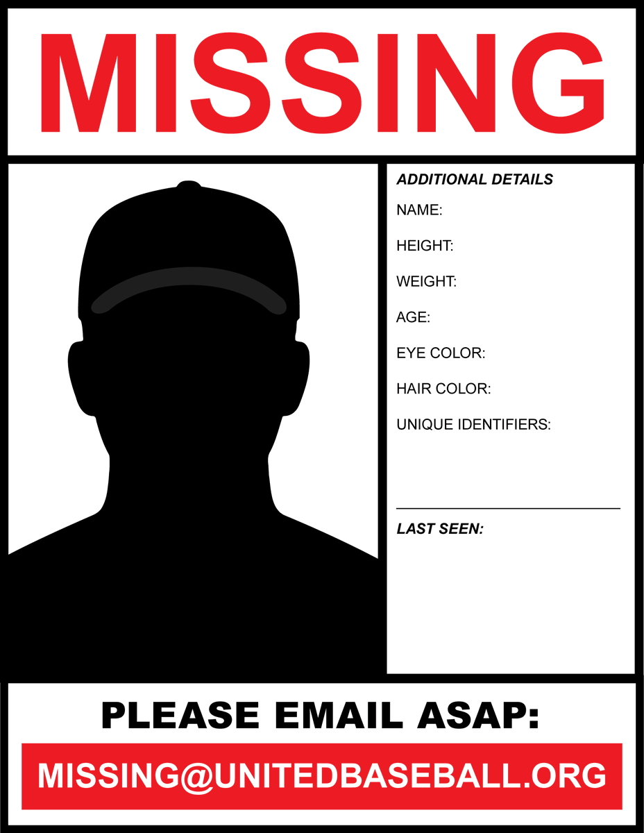 UOrganization's tweet photo. #UBO players and family: Don't forget to email Missing@UnitedBaseball.org with your athlete's name, team name and dates.

Visit https://t.co/eSEuNqswMN 

Where our Focus is Always on U! https://t.co/VfwIsHqwIl