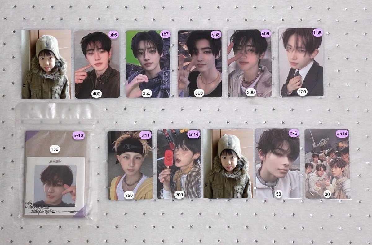 daoying704's tweet photo. ˚ ༘𐙚 wts | พร้อมส่งการ์ดเอนไฮเพน 🎀ꔛ🧸﹆

⭐️ ยังไม่แกะซอง ⋆⭒˚.⋆
 ♡ ราคาตามภาพ °˖✧

📮ค่าส่ง 40 ฿
💌สนใจสอบถามทาง dm / mt ได้เลยค่ะ🫶🏻
#ตลาดนัดENHYPEN #ตลาดนัดเอนไฮเพน https://t.co/UmlK4qXcXZ