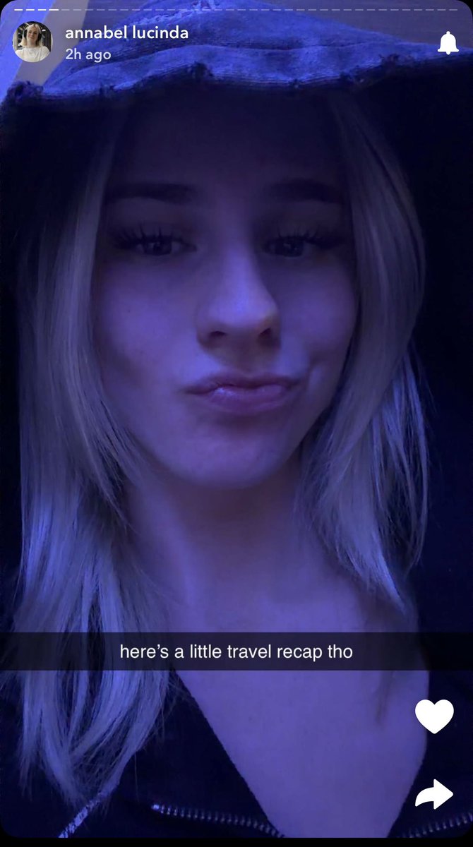 ArchiveBrinabel's tweet photo. #UPDATE
Annabel’s  recap on Snapchat

#Brinabel #AnnabelLucinda https://t.co/2tky4xOx0e