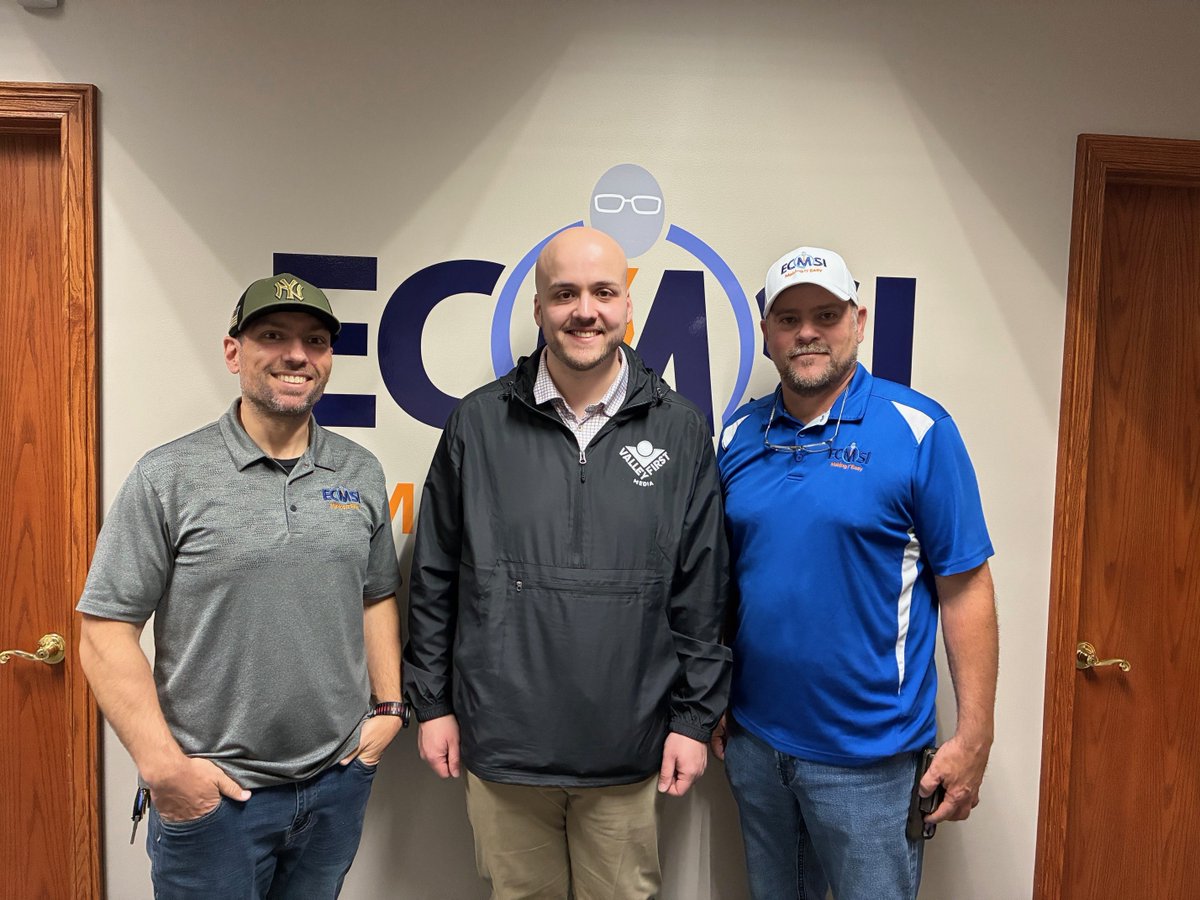 ecmsitech's tweet photo. We wrapped our commercial and interview shoot with Valley First Media this past Friday. Big things are coming 👀 stay tuned for some exciting content and updates! https://t.co/fP6kJi7bVj