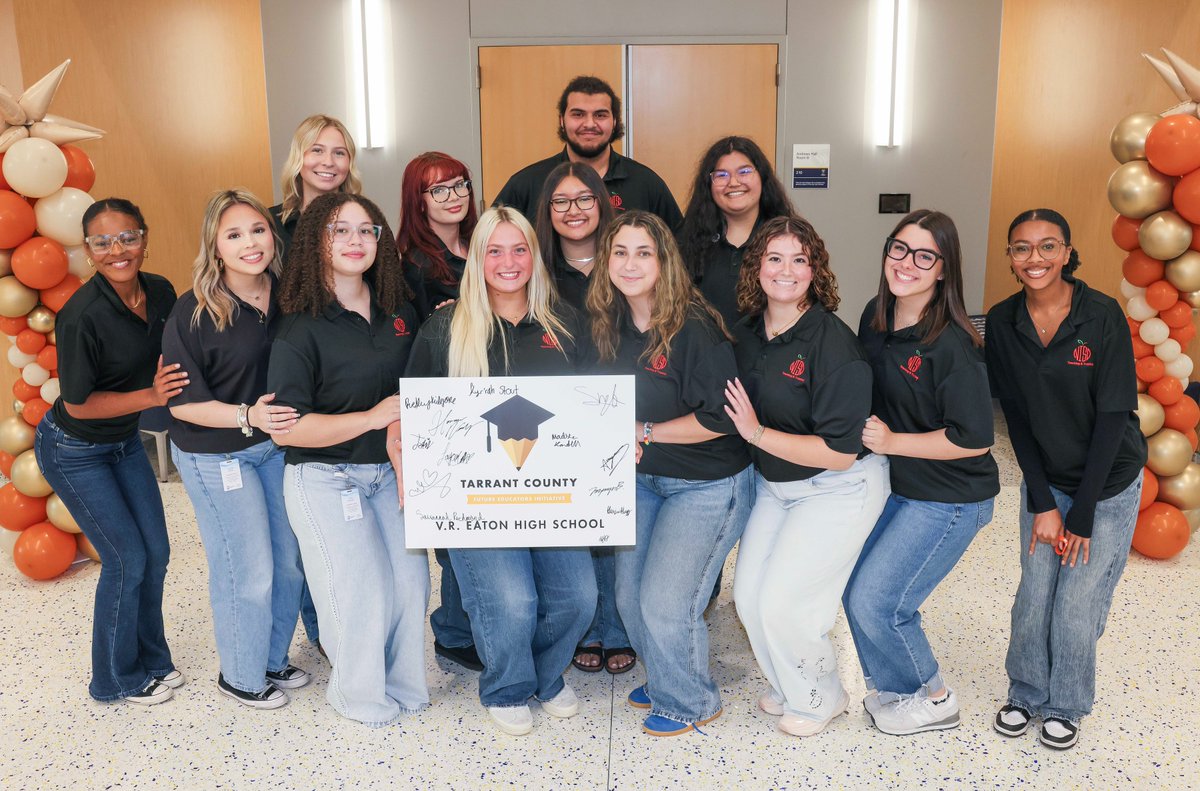 NisdCTE's tweet photo. 🎓Teaching &amp; Training seniors from Northwest, Bryon Nelson and Eaton High Schools were honored to be part of Tarrant County's Future Educator Signing Day last week. We are proud of them and honored to be part of their journey as future educators!🍎 https://t.co/AiBxKaQvr6