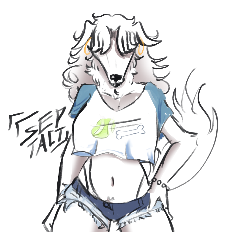 TcatPesBlaps's tweet photo. ig i have a borzoi oc now https://t.co/NHlZDphsrn